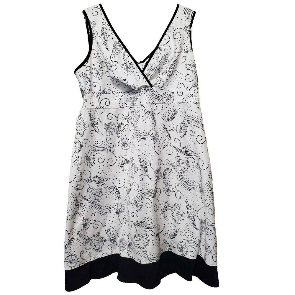Jonathan Martin Studio Surplice Sleeveless Floral Fit & Flare Dress Size 20W